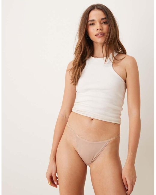 Calvin Klein White String Micro Bikini