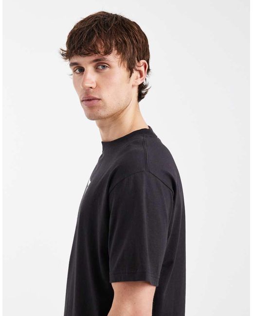 Vans Black Stretch Logo Tee for men