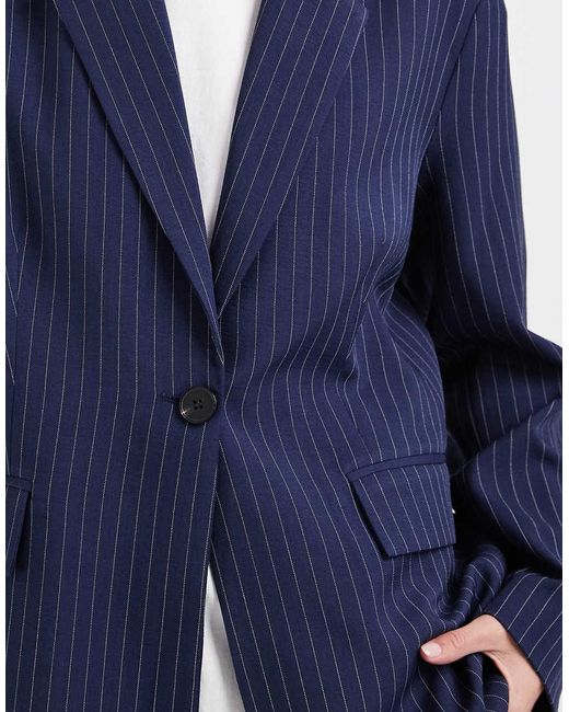 BRONZE SNAKE Blue Brooks Blazer