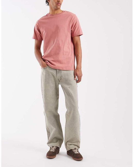Levi's Pink 565 Loose Straight Jeans for men