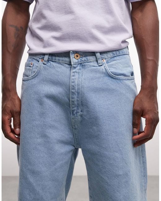 Stan Ray Blue Denim Shorts for men