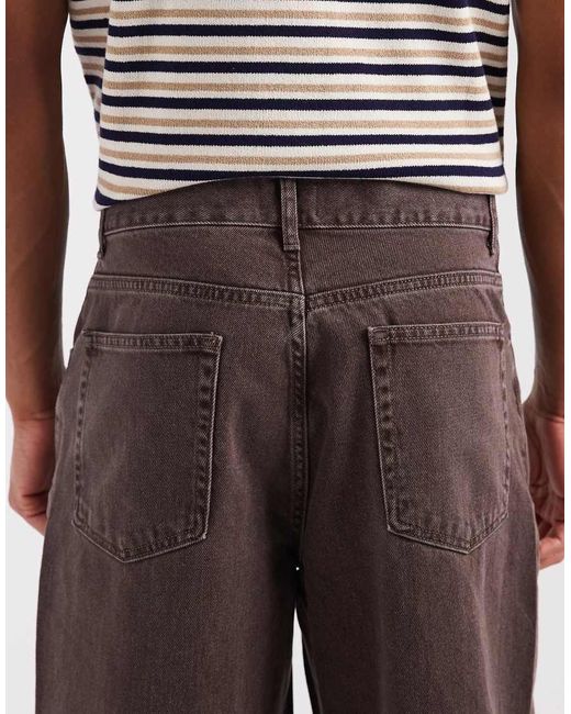 ASOS Brown Loose Jeans for men