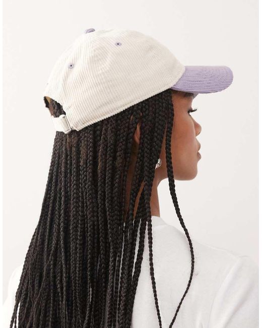 KTZ Multicolor Womens La Dodgers 9twenty Cord Contrast Peak Cap