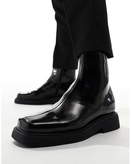 ASOS Black Chelsea Boots for men