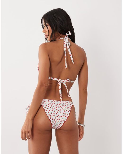 Peek & Beau Brown Tie Side Bikini Bottom