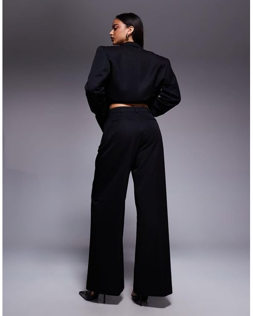 ASOS Blue Asos X The Sourced Collection Suit Trousers