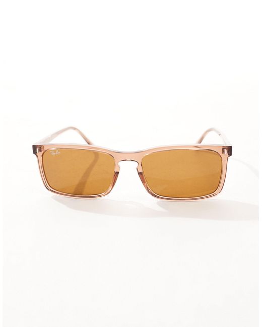 Ray-Ban Brown Square Sunglasses