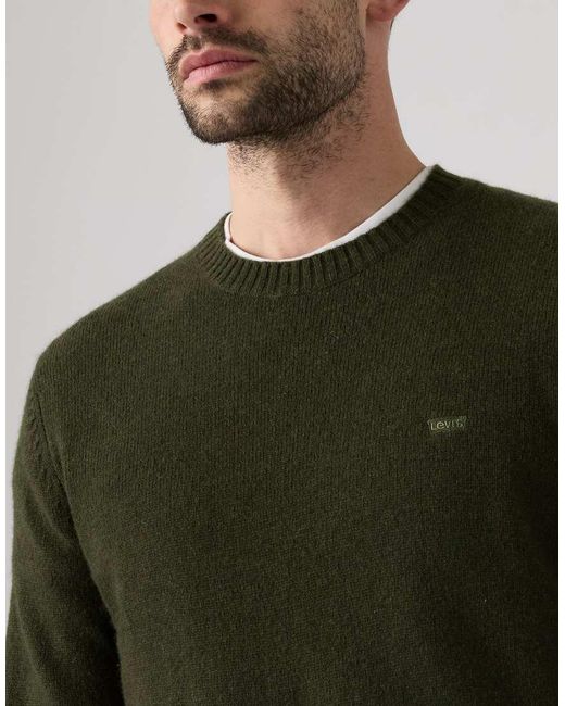 Levi's Green Original Housemark Jumper for men