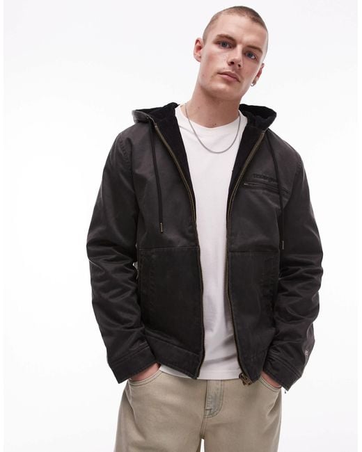 Tommy Hilfiger – jeansjacke in Black für Herren
