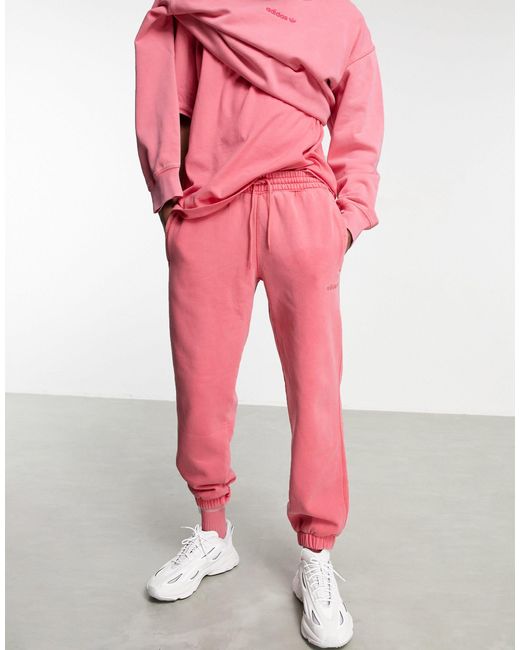 adidas Originals – premium sweats – überfärbte jogginghose in Pink für  Herren - Lyst