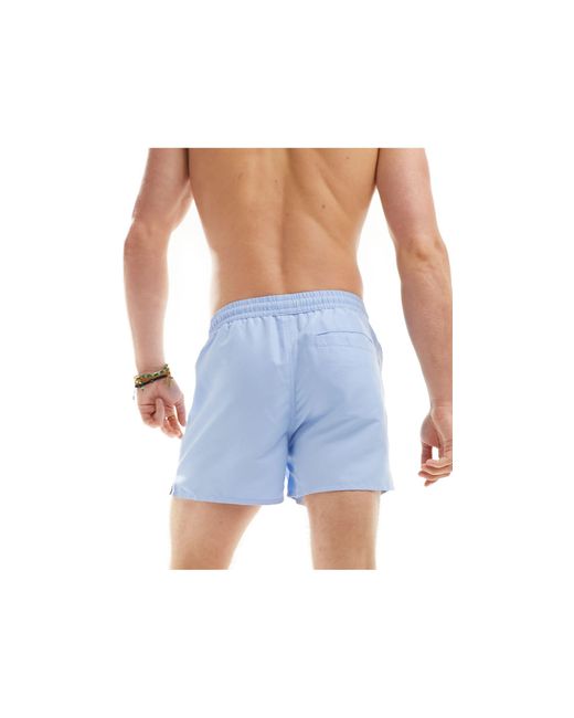 Another Influence Blue Swim Shorts for men