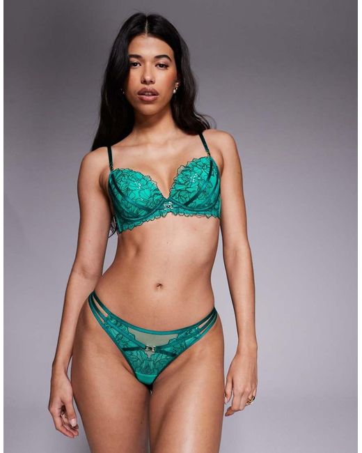 Ann Summers Blue Divine Temptation Padded Plunge Bra