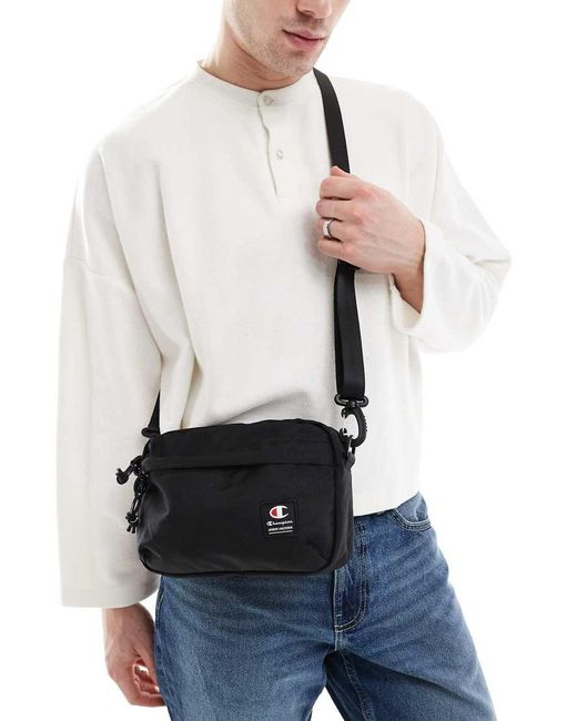 Champion White Small Shoulder Bag for men