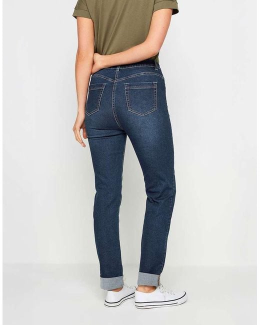 Long Tall Sally Blue Mid Wash Cigarette Jeans