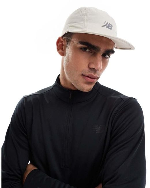 New Balance Black 5 Panel Performance Cap for men