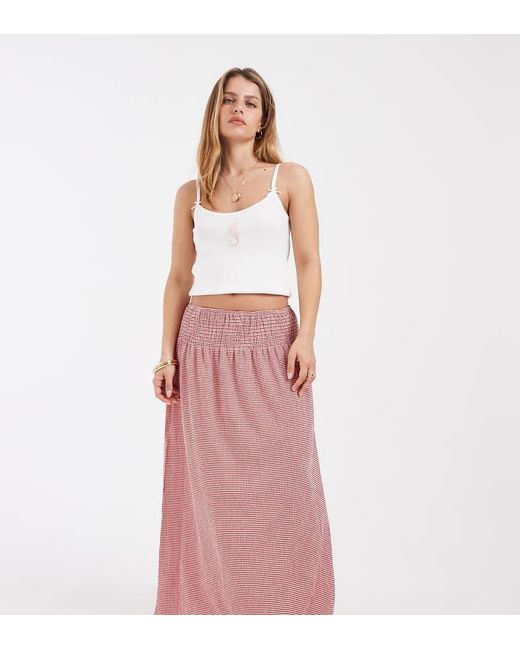 Only Petite Pink Maxi Skirt