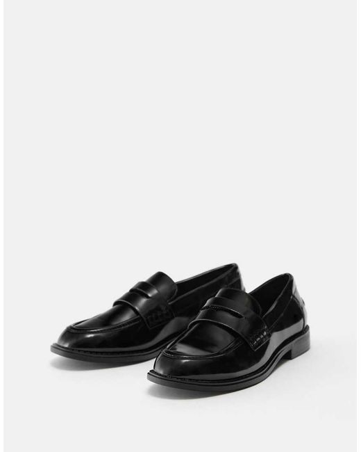 Pull&Bear Black Tassel Loafers