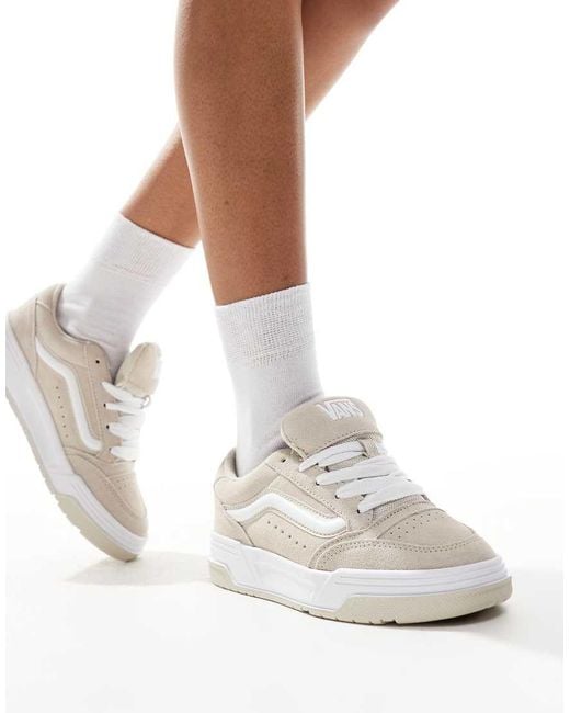 Vans White Hylane Chunky Suede Trainers