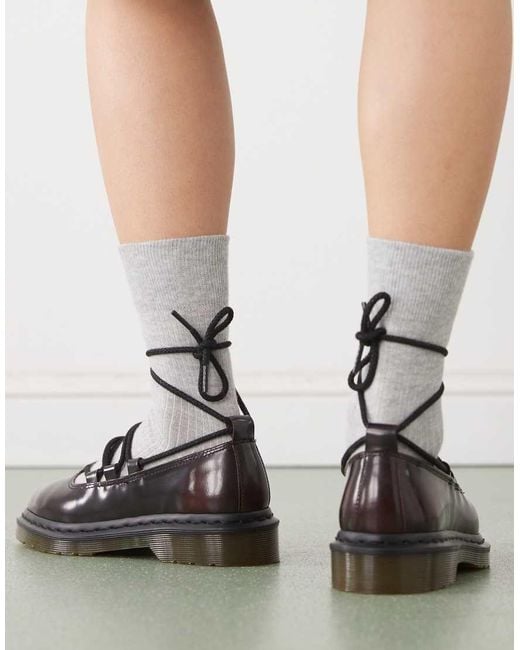Dr. Martens Green Elphie Lace Up Shoe