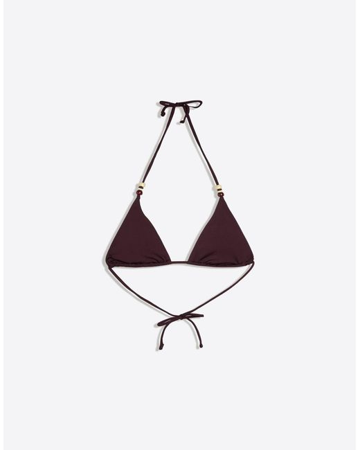 Bershka Blue – basic-bikinioberteil