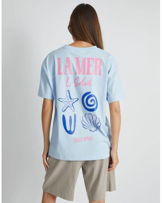 Skinnydip London Blue London La Mer T-Shirt