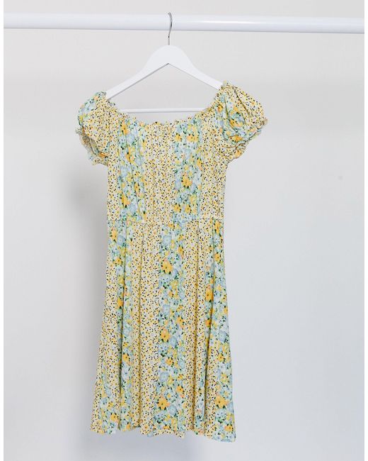 topshop tie front dress