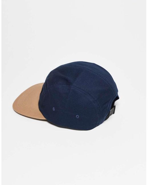 Reclaimed Vintage Blue Unisex Trucker Cap With Branding