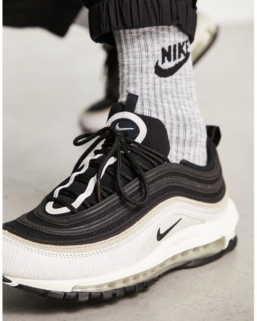 Air - max 97 - sneakers nere e beige da Uomo di Nike in Nero | Lyst