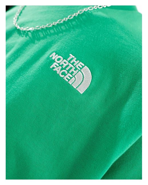 Simple dome - t-shirt oversize à logo The North Face en coloris Green