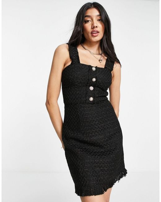 Urban Revivo Bodice Detail Bodycon Midi Dress in Black Lyst