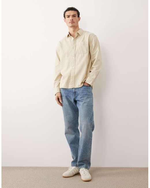 Abercrombie & Fitch Natural Long Sleeve Shirt for men