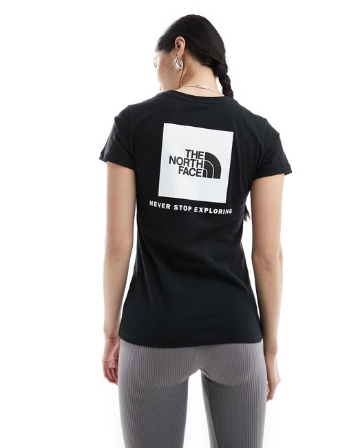 The North Face Black Redbox Back Print T-shirt