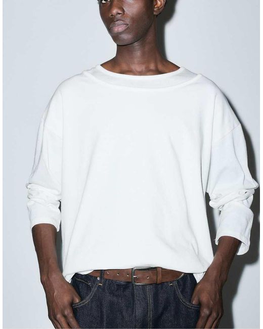 Pull&Bear Brown Leather Effect Belt for men