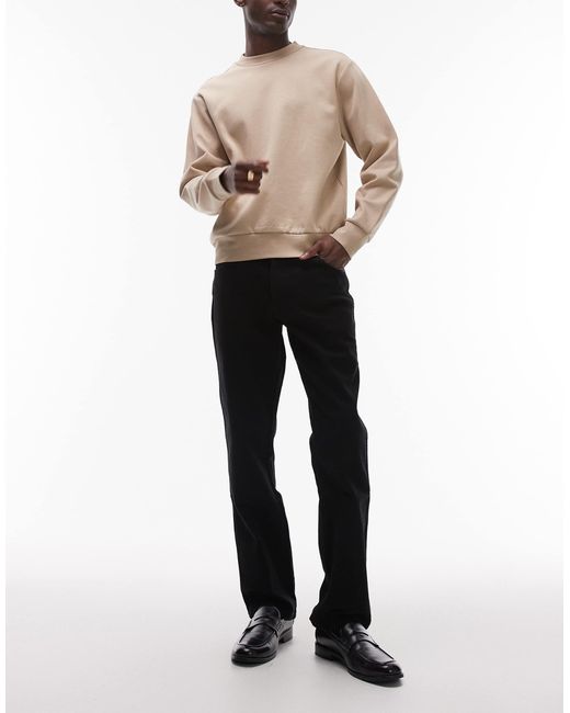 Wrangler – texas – straight fit jeans in Natural für Herren