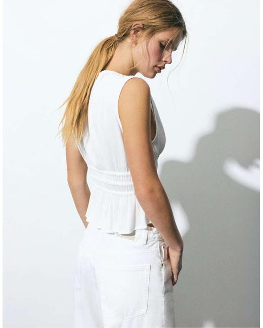 Top di Pull&Bear in White