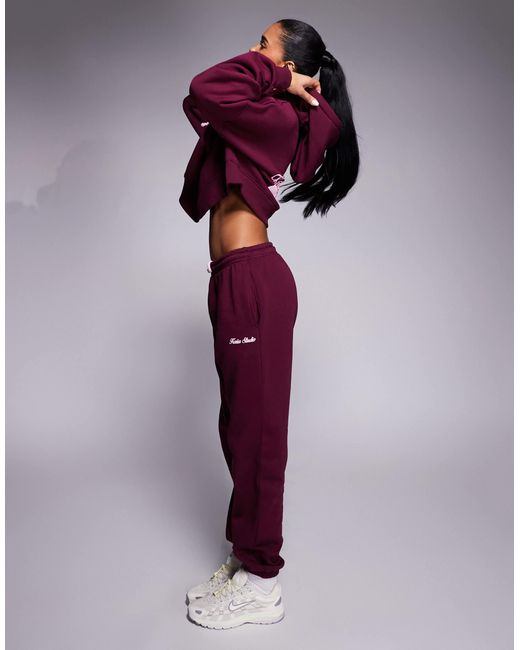 Pantalon Kaiia en coloris Purple