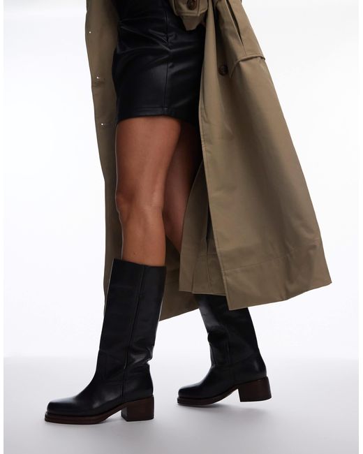 Bronx Black Kyley Knee Boots