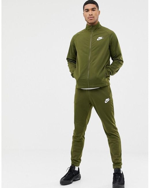 Nike Green Tracksuit Set for men