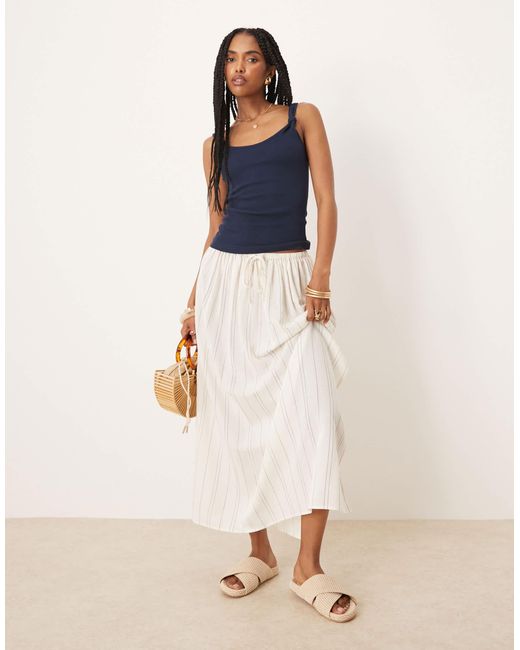 ASOS Blue Vest With Knot Strap Detail