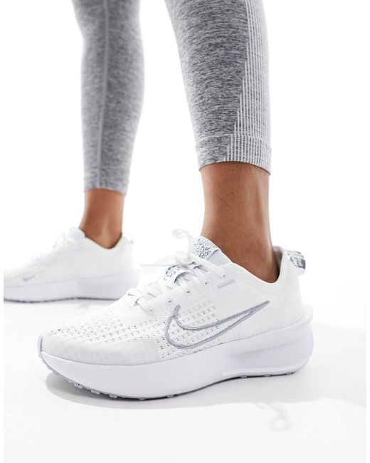 Interact run - baskets - et argenté Nike en coloris White