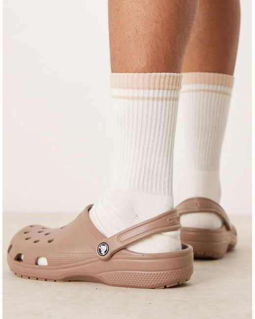 Zuecos Latte Clásicos De CROCSTM de hombre de color Brown