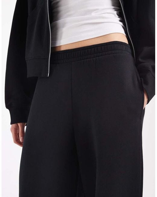 ASOS Blue Barrel Leg Brushback Sweatpants