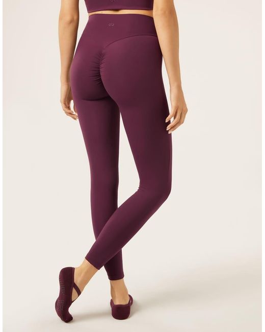 Calzedonia Purple Scrunch Sculpt Leggings