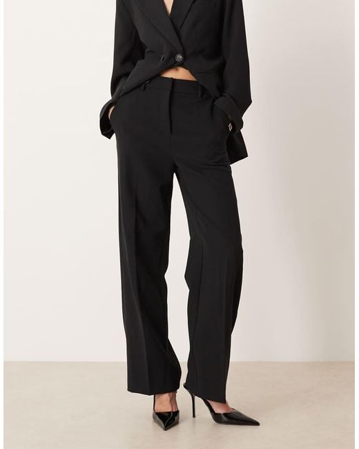 Y.A.S Black Tailored Wide Leg Trouser Co-ord