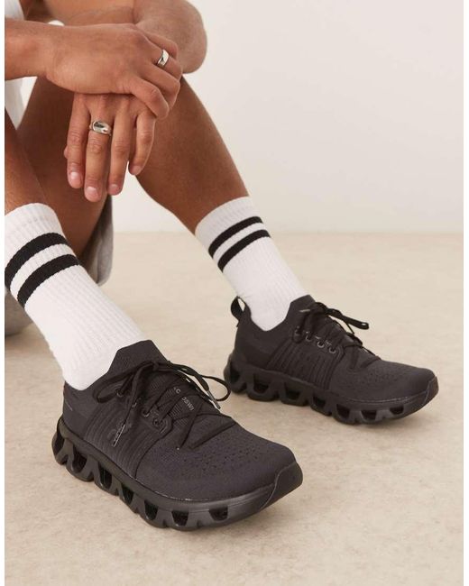 On Shoes Black Cloudswift 4 Running Trainers