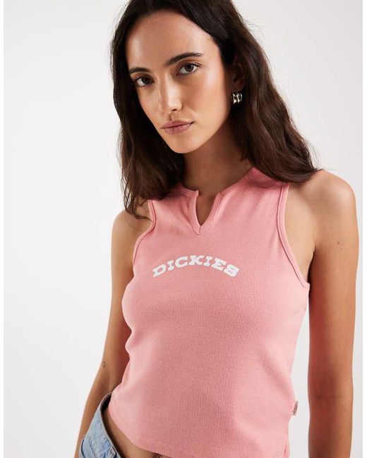 Dickies Red V Neck Vest