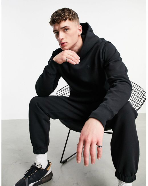 adidas Originals X Pharrell Williams Premium Hoodie in Black for Men | Lyst