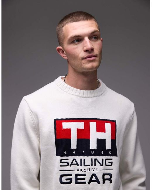 Tommy Hilfiger Gray Sailing Jumper for men