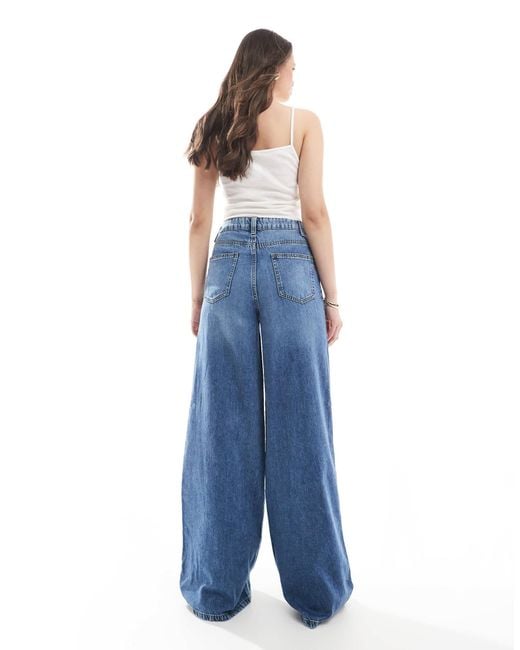 ASOS Blue Asos design tall – weiche palazzo-jeans
