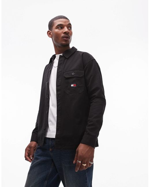 Tommy Hilfiger – essential – hemdjacke in Blue für Herren